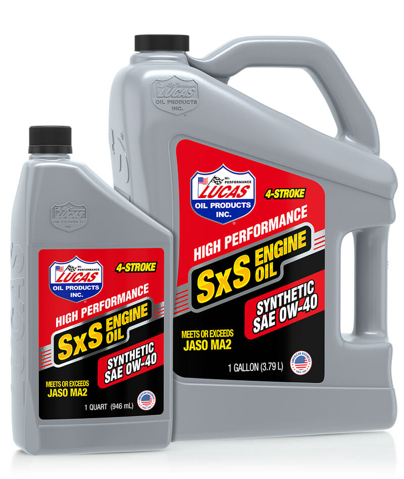 Lucas Oil Synthetic Four-Stroke SxS Engine Oil