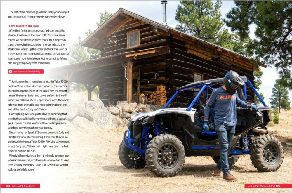 Honda Talon Real World Ride Reviews