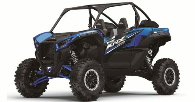 2021 Kawasaki Teryx KRX 1000 Vibrant Blue/Metallic Onyx Black