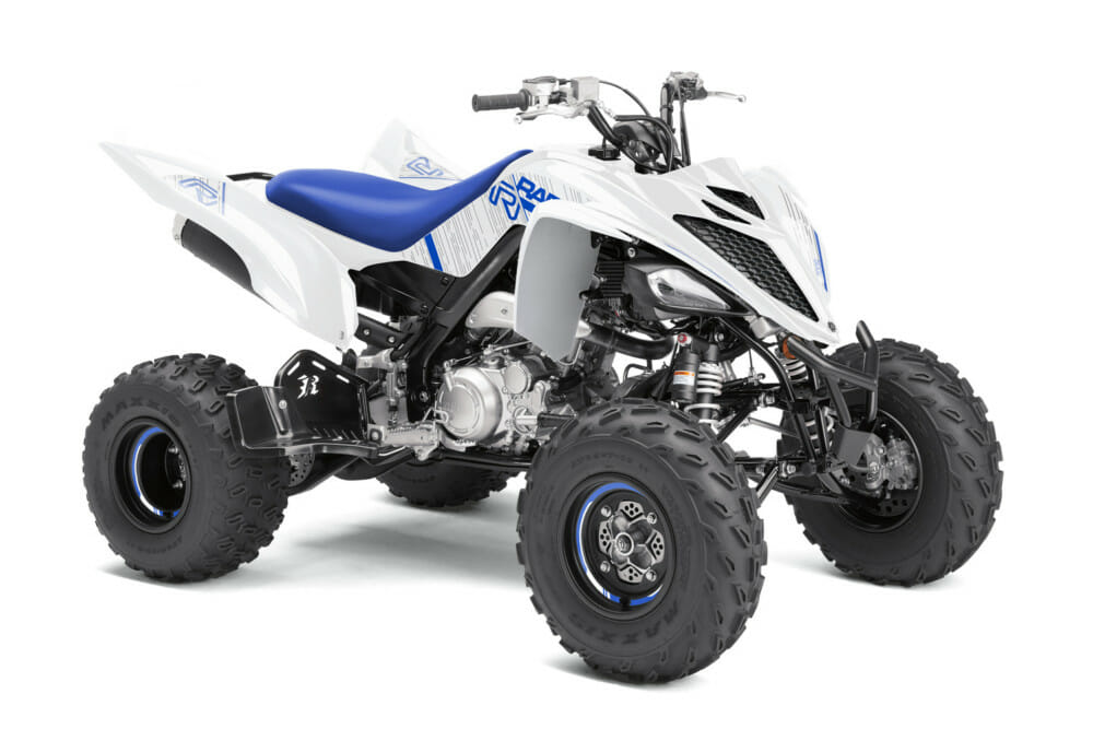 2021 Yamaha Raptor 700R SE in White Team Yamaha Blue